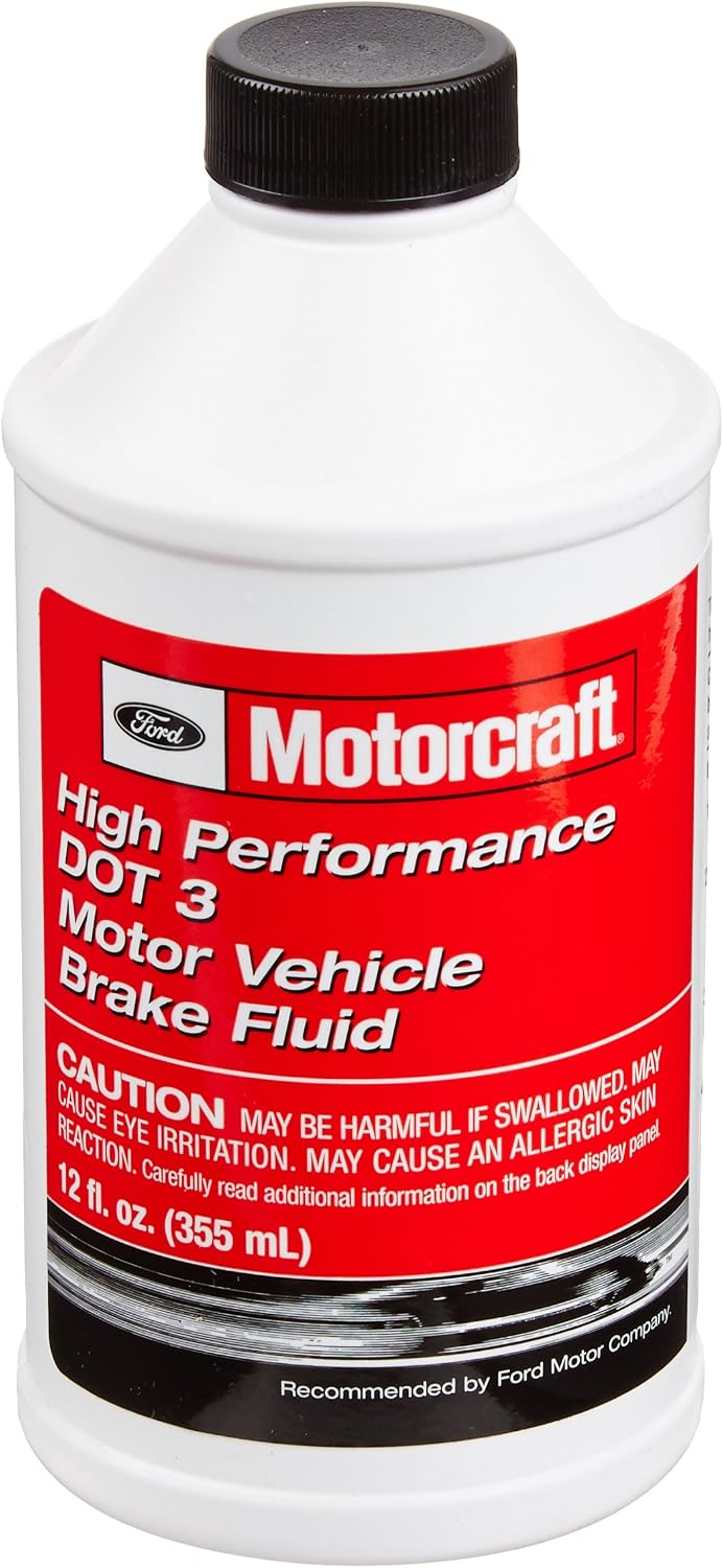 Ford Genuine Fluid PM-1-C High Performance DOT-3 Motor Vehicle Brake Fluid - 12 oz.