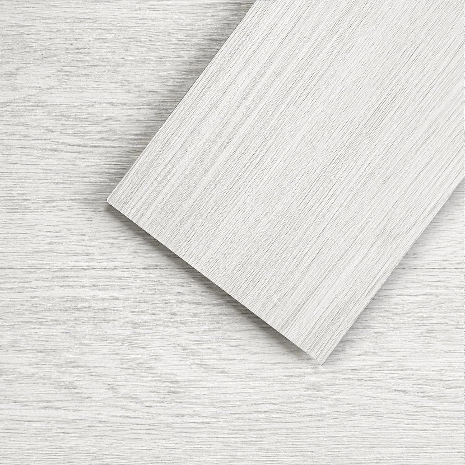 Mysflosy Self-Adhesive Vinyl Flooring Plank, 36 Pack - 6 x 36 inch, Natural Wood Grain Peel and Stick Flooring Waterproof for DIY Installation, Cover 54 Sq. Ft