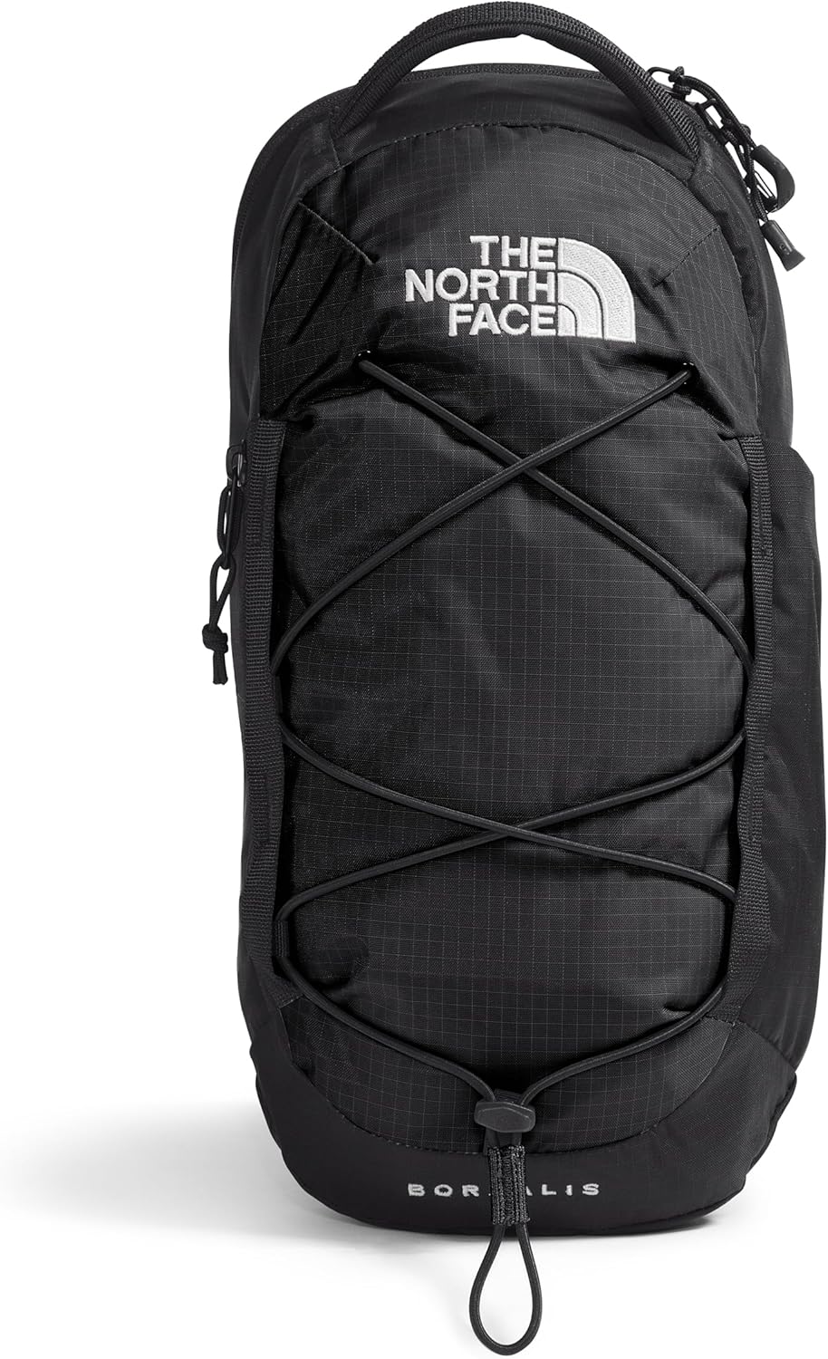 THE NORTH FACE Borealis Sling Bag | Crossbody Bag with Water Repellent Finish, Adjustable Strap, Multiple Compartments, Tablet Sleeve, TNF Black/TNF White-NPF, One Size