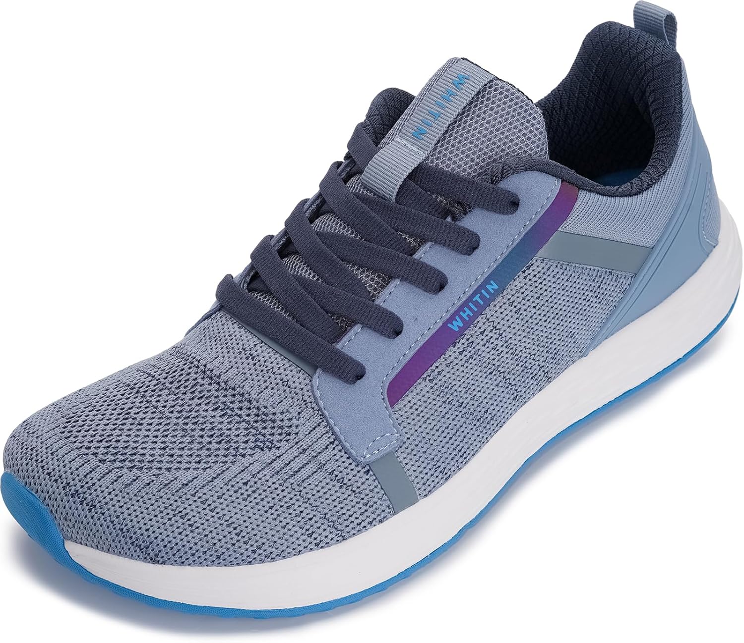 WHITIN Men's Wide Toe Box + Zero Drop Sole Road Running Shoes | Rubber Outsole
