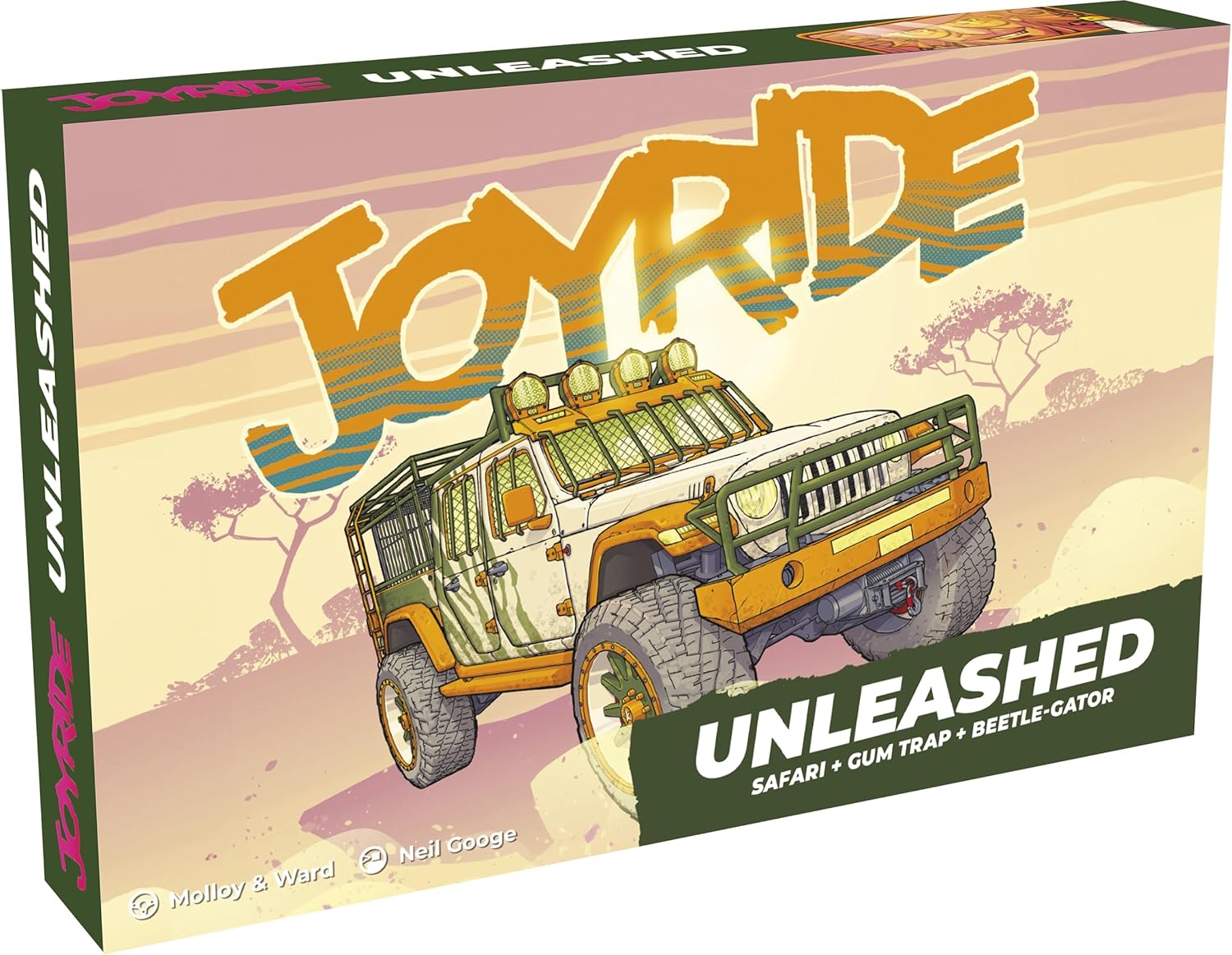 Rebellion Unplugged | JOYRIDE: Unleashed | Racing Board Game | Ages 14+ | 2 Players | 20-40 Minutes Playing Time