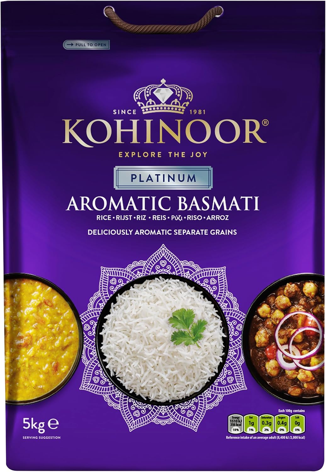 Kohinoor Platinum Basmati Rice 5 kg