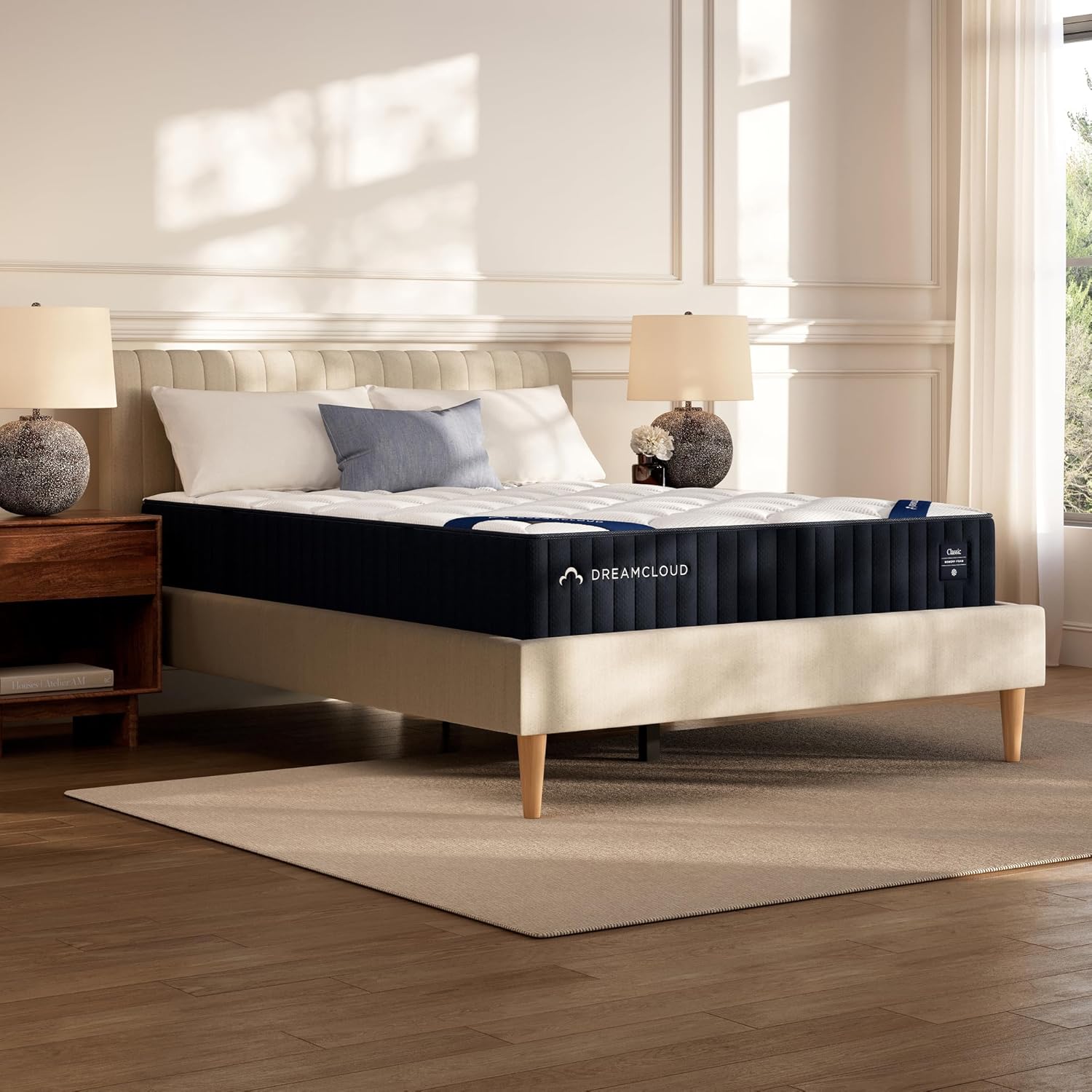DreamCloud Classic 12" Twin Mattress - Memory Foam (New Version) - 365 Night Trial - Fiberglass Free - Forever Warranty - Mattress in a Box - CertiPUR-US® Certified