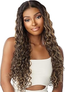 Sensationnel Butta lace precut wigs - unit 7 glueless precut lace extra wide 5 inch deep part synthetic wig pre tweezed smaller knot hairline - Butta pre cut unit 7 (BALAYAGEPLATINUM)