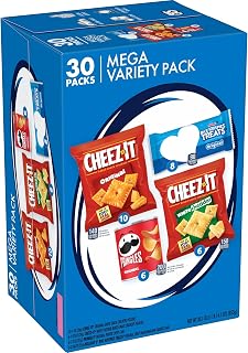 Kellogg's Snacks, Lunch Snacks, Kids Snacks, Mega Pack, Variety Pack, 30.1oz Box (30 Packs)