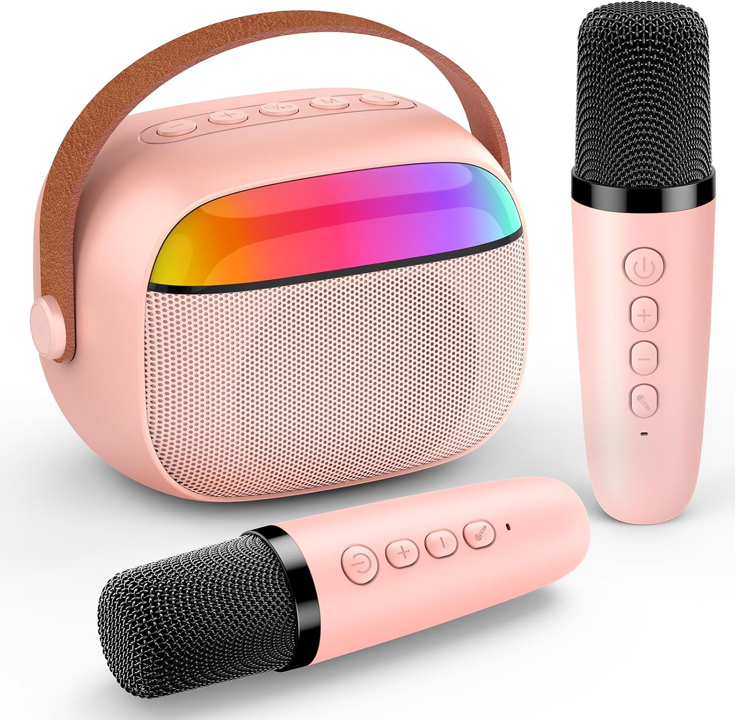 Gralal Karaoke Machine 2 Microphones, Birthday Gifts for Girls Toys Age 3-12 Year Old Girl Gifts Kids Microphone Toys for 3-12 Year Old Girls Birthday Presents Best Gifts for 3-14 Year Old Girls
