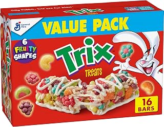 Trix Breakfast Cereal Treat Bars, Value Pack, 16 ct