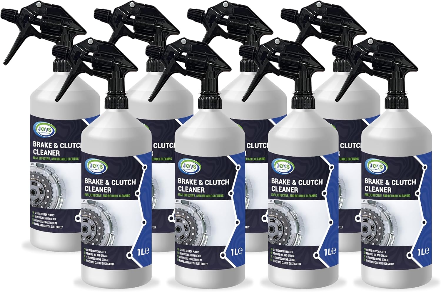 Jovs Brake and Clutch Cleaner 8 X 1L – Dust, Grease, and Oil Remover! Powerful Cleaning, Precision Degreasing, and Rust Removal for Peak Automotive Performance.