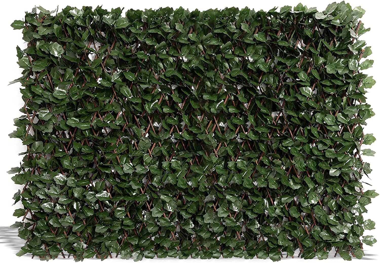 DOEWORKS Expandable Fence Privacy Screen for Balcony Patio Outdoor(Double Sides Leaves), 1PC Faux Ivy Fencing Panel for Backdrop Garden Backyard Home Decorations