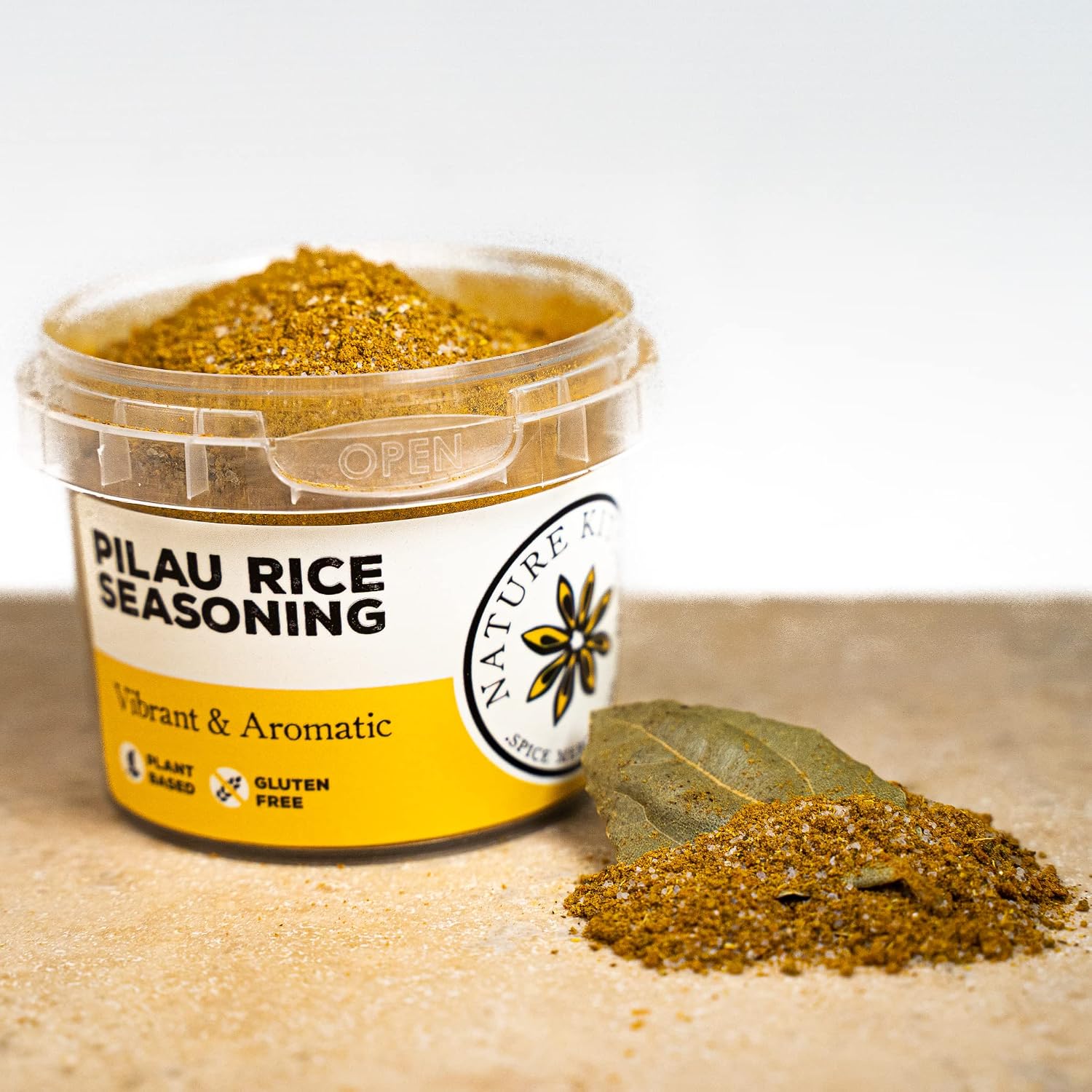 Nature Kitchen Pilau Rice Seasoning 80g – Aromatic Spice Blend for Indian Rice Dishes, Gluten-Free & Vegan, Ideal for Curries, Seasonings, Rubs, Marinades, Meal Prep & Everyday Cooking