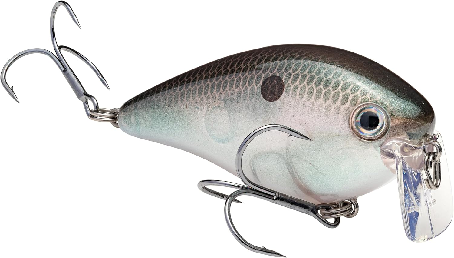 Strike King KVD 2.5 Wake Bait Fishing Lure, 3/8 oz, Unique Clacking Sound