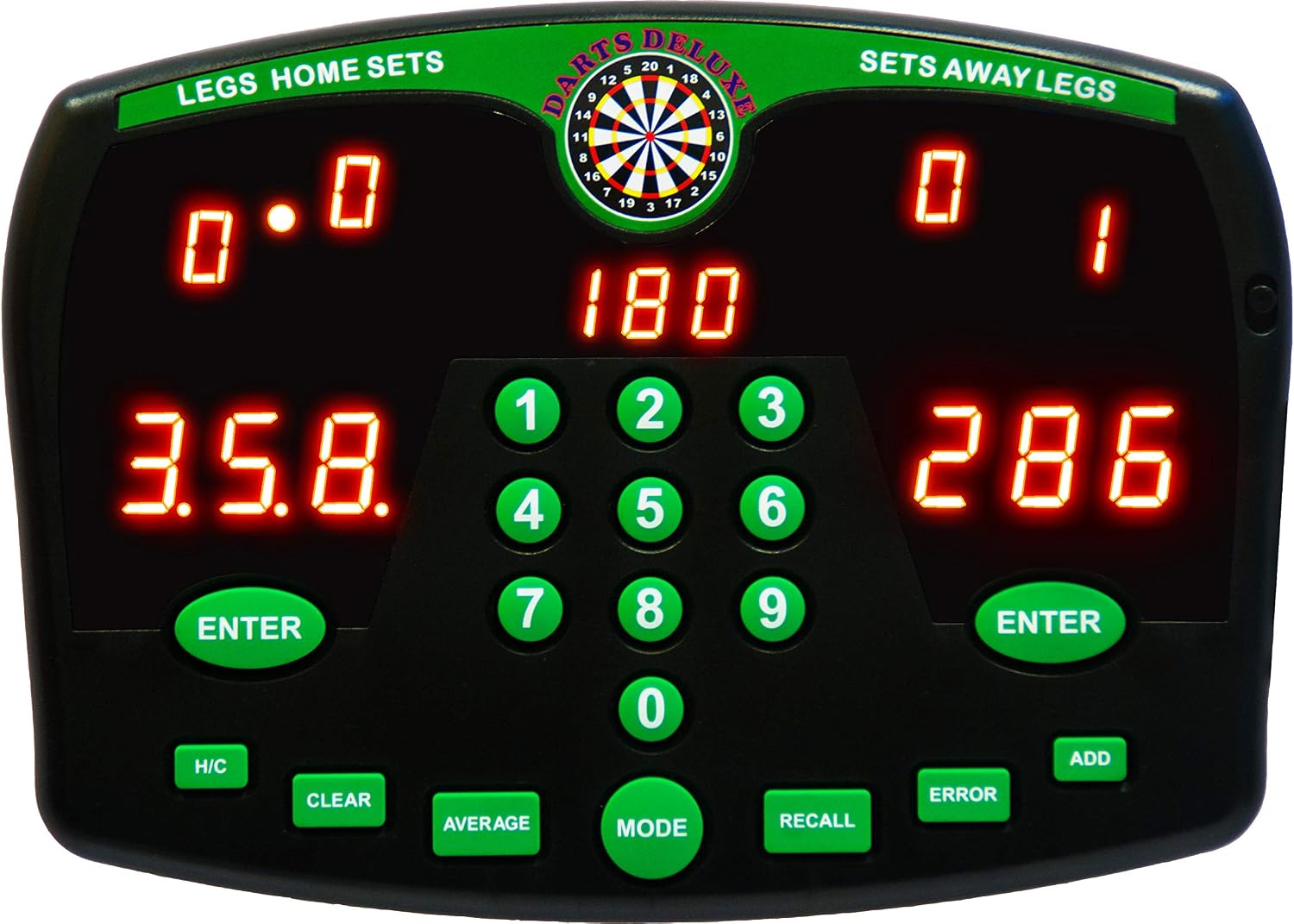Thomas & Anca Club Supplies Ltd Darts Deluxe Electronic Dart Scorer Electronic Scoreboard For Dart Lovers Xmas Gift Dart Players Man Cave Gift Xmas Gift Present for him