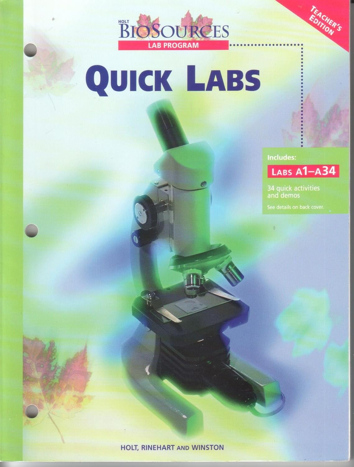 Holt Biosources : Quick Labs