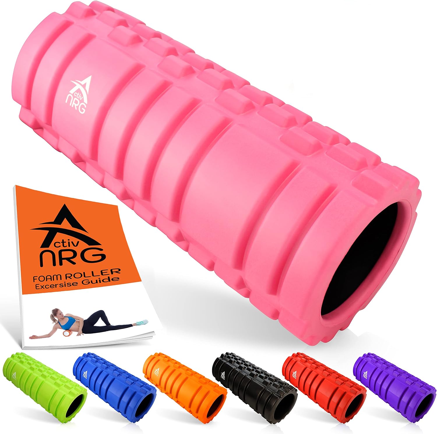 Premium Foam Roller by Trigger Point Fitness - Deep Tissue Muscle Massage Roller for Yoga, Pilates, Physical Therapy and Pain Relief