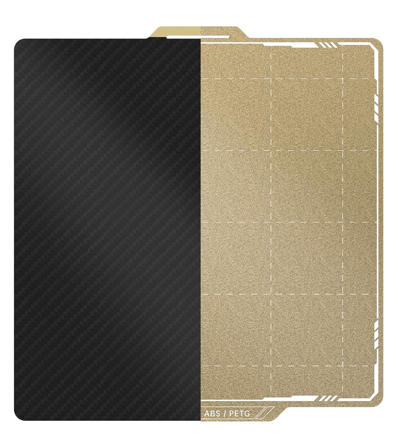 BIQU Designer Series Smooth PET+Textured PEI Build Plate for Bambu-Lab P1P P1S P2S X2D X1C X1E A1 257x257mm, Double Sided PEI Spring Steel Flexible Sheet Print Bed Removable Surface Platform