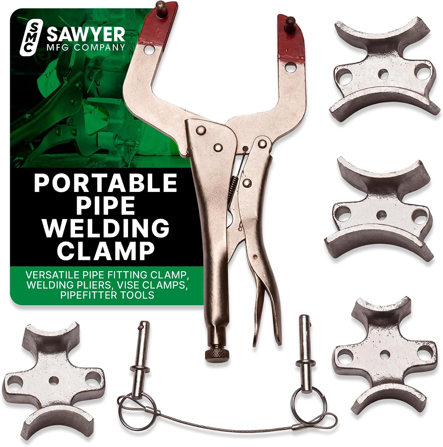 Sawyer Welder's 3rd Hand, Portable Pipe Clamp Alignment Tool for Butt Welds
