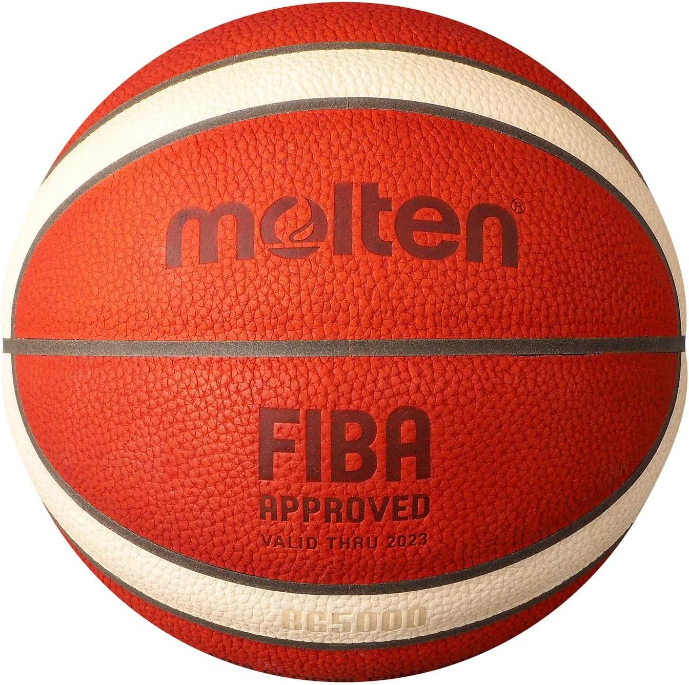 Molten BG-Series Leather Basketball, FIBA Approved - BG5000