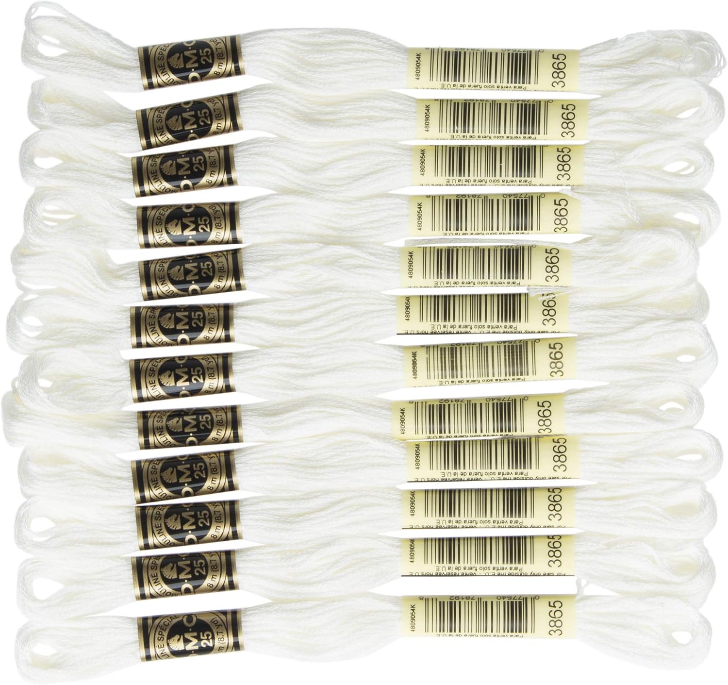 DMC 6-Strand Embroidery Cotton Floss - Winter White - 12/Pkg