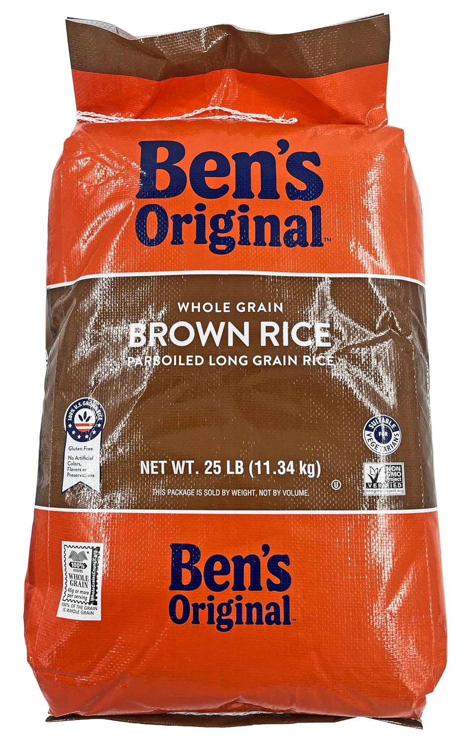 UNCLE BEN'S Whole Grain Brown Rice, 25 Pound