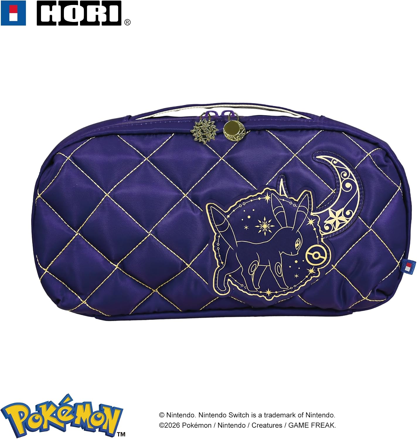 HORI Puff Pouch (Umbreon and Espeon) for Nintendo Switch 2 - Officially Licensed by Nintendo