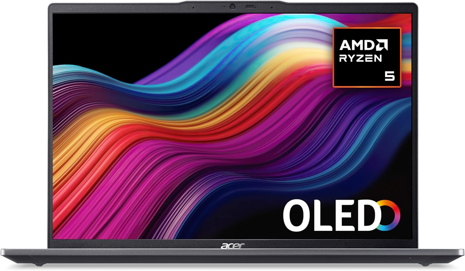 Acer Swift Go 14 SFG14-63 Laptop - AMD Ryzen 5 8645HS, 16GB, 1TB SSD, Integrated Graphics, 14" 2.8K OLED, Windows 11, Iron