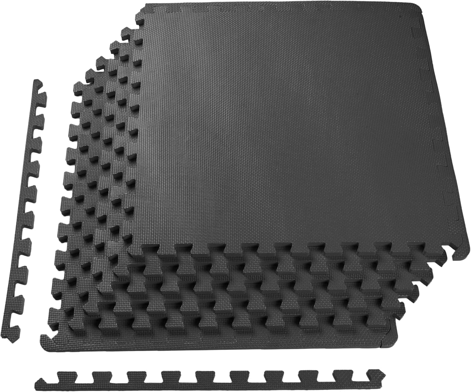 BalanceFrom Puzzle Exercise Mat 1/2-inch Thick, EVA Interlocking Foam Floor