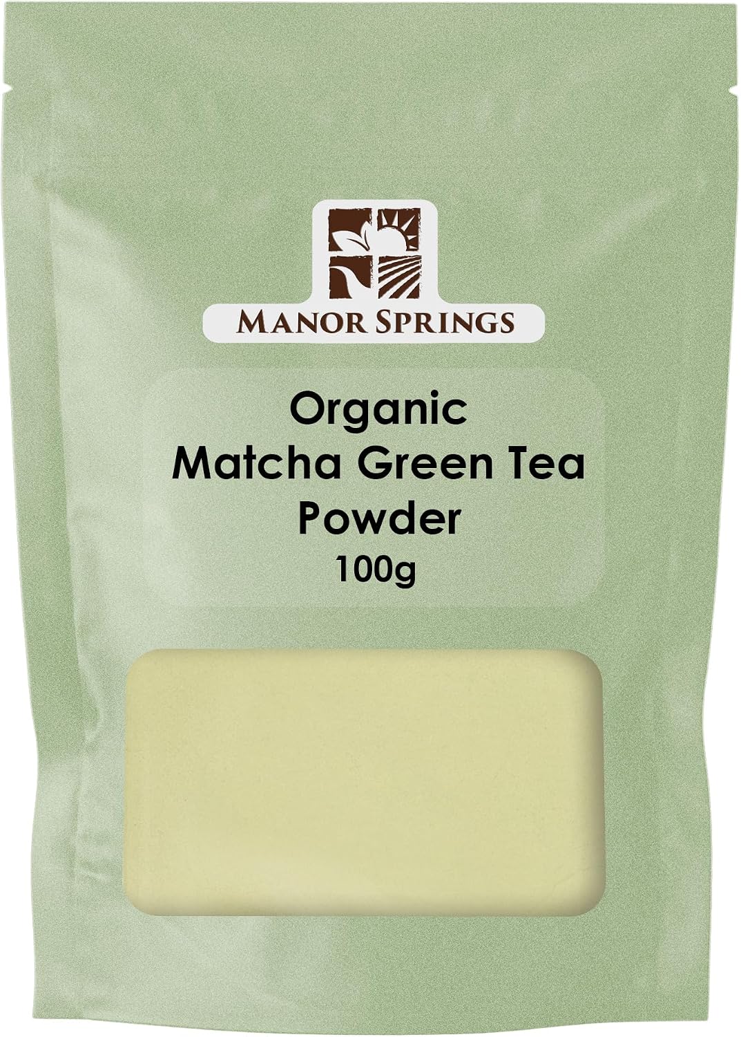 Organic Matcha Green Tea Powder 100g by Manor Springs Organic