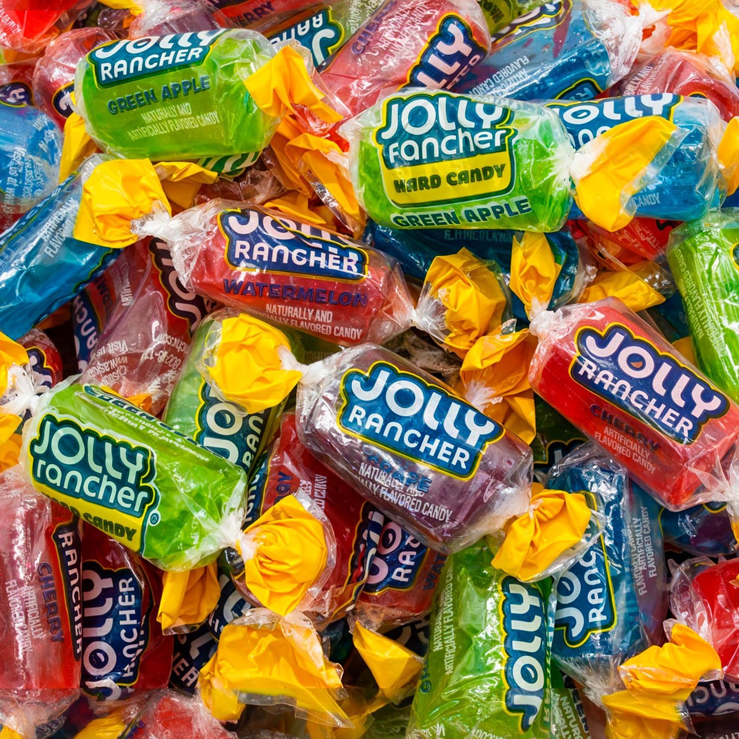 Jolly Ranchers Hard Candy ASSORTED 5 lb – Bulk Bag, 5 Original Flavors (Watermelon, Blue Raspberry, Cherry, Green Apple, Grape)