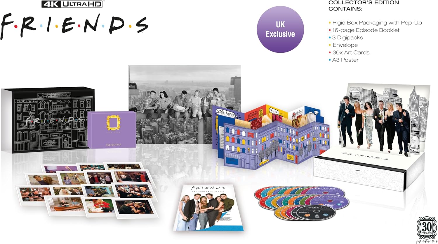 Friends: Complete Series Collector's Edition [UK Exclusive] [4K Ultra HD] [2024]