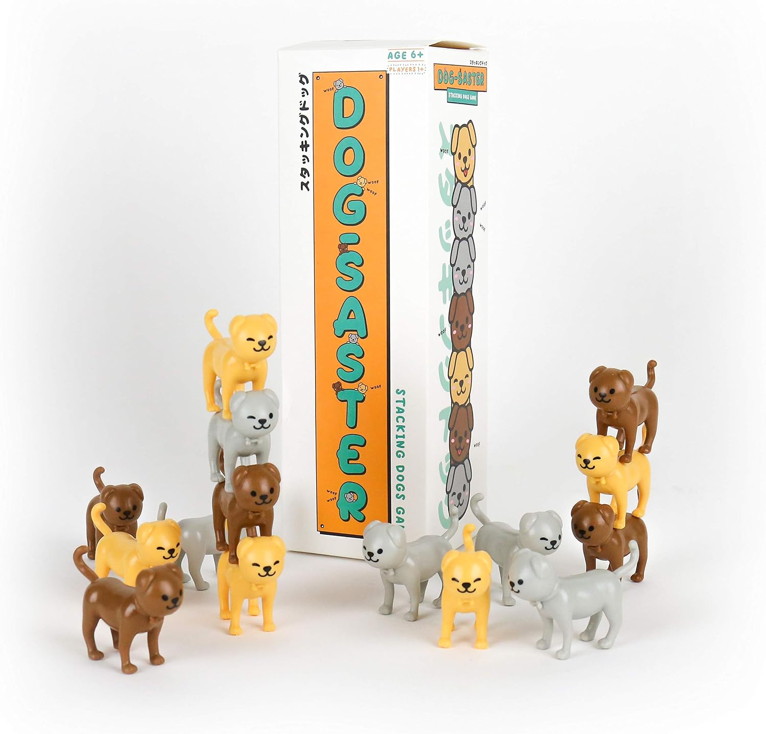 Gift Republic GR670020 Dogsaster Dog Stacking Game, for Kids Age 6+