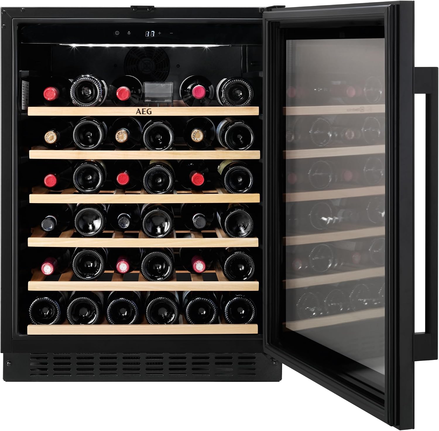 AEG 5000 Series Integrated Wine Cooler 82cm, 52 Bottles AWS4052B5B