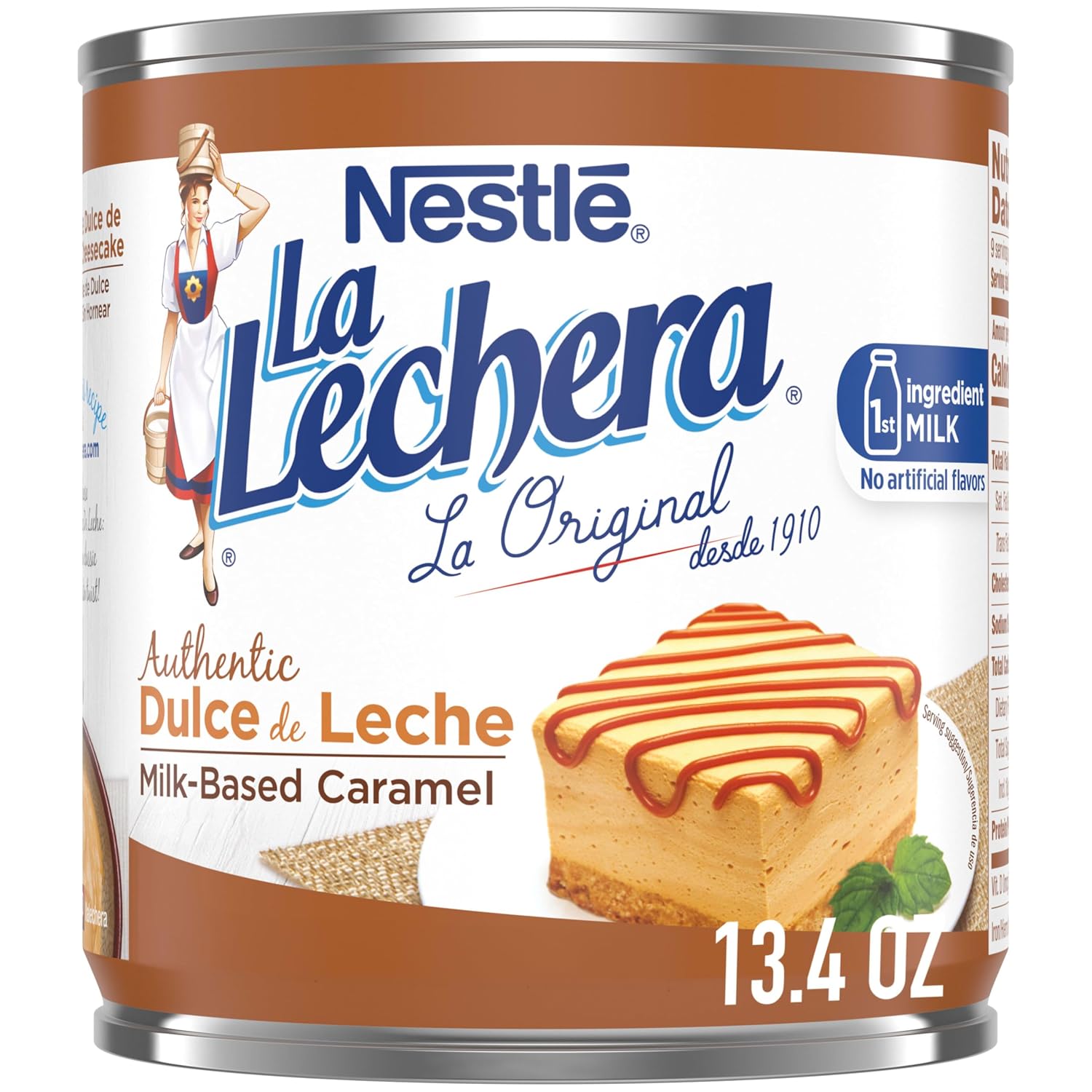 Nestle La Lechera Dulce de Leche Caramel Sauce 13.4 oz | Milk-based caramel sauce; 13.4 oz can