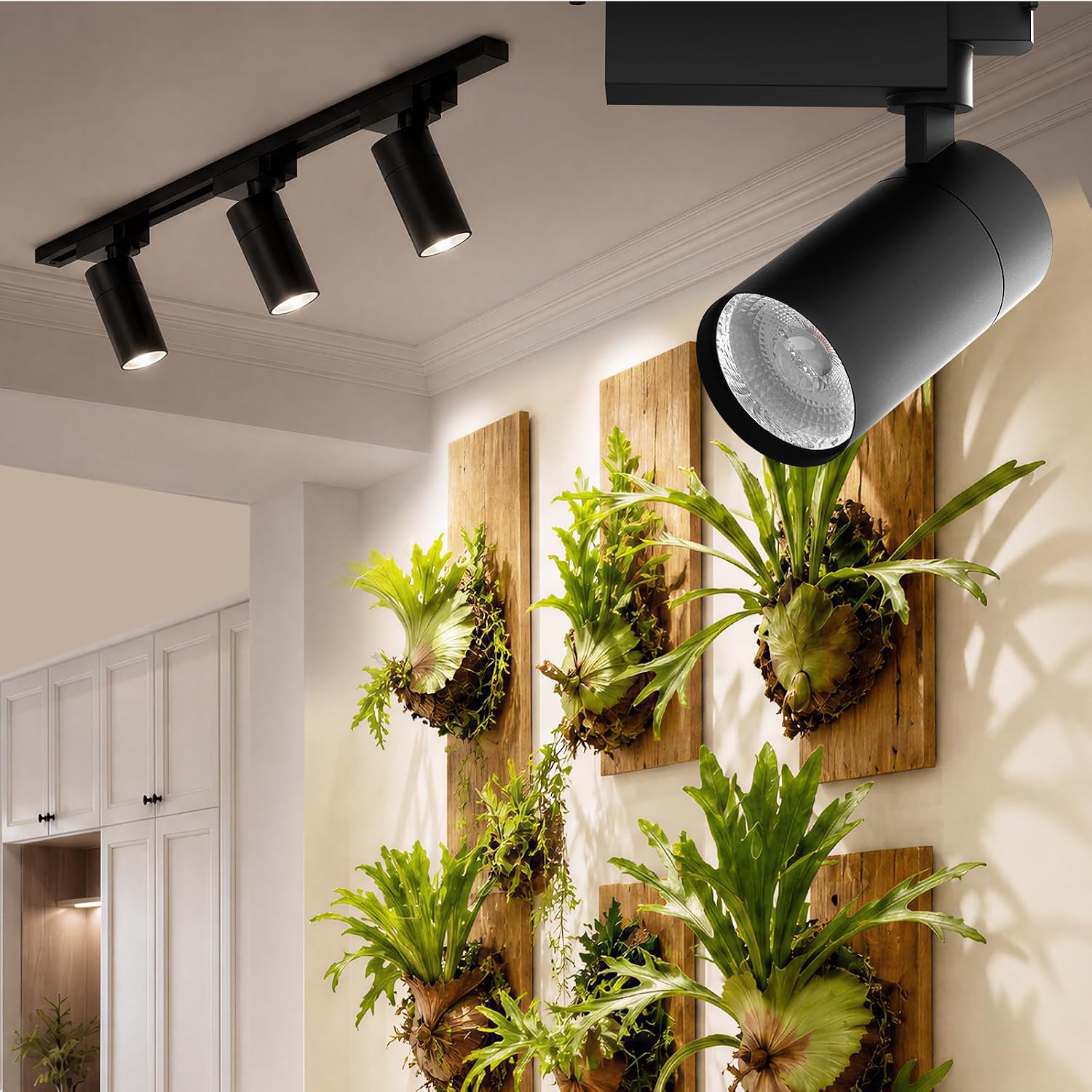 SANSI Track Plant Lights for Indoor Growing, 4000K Grow Light with Remote