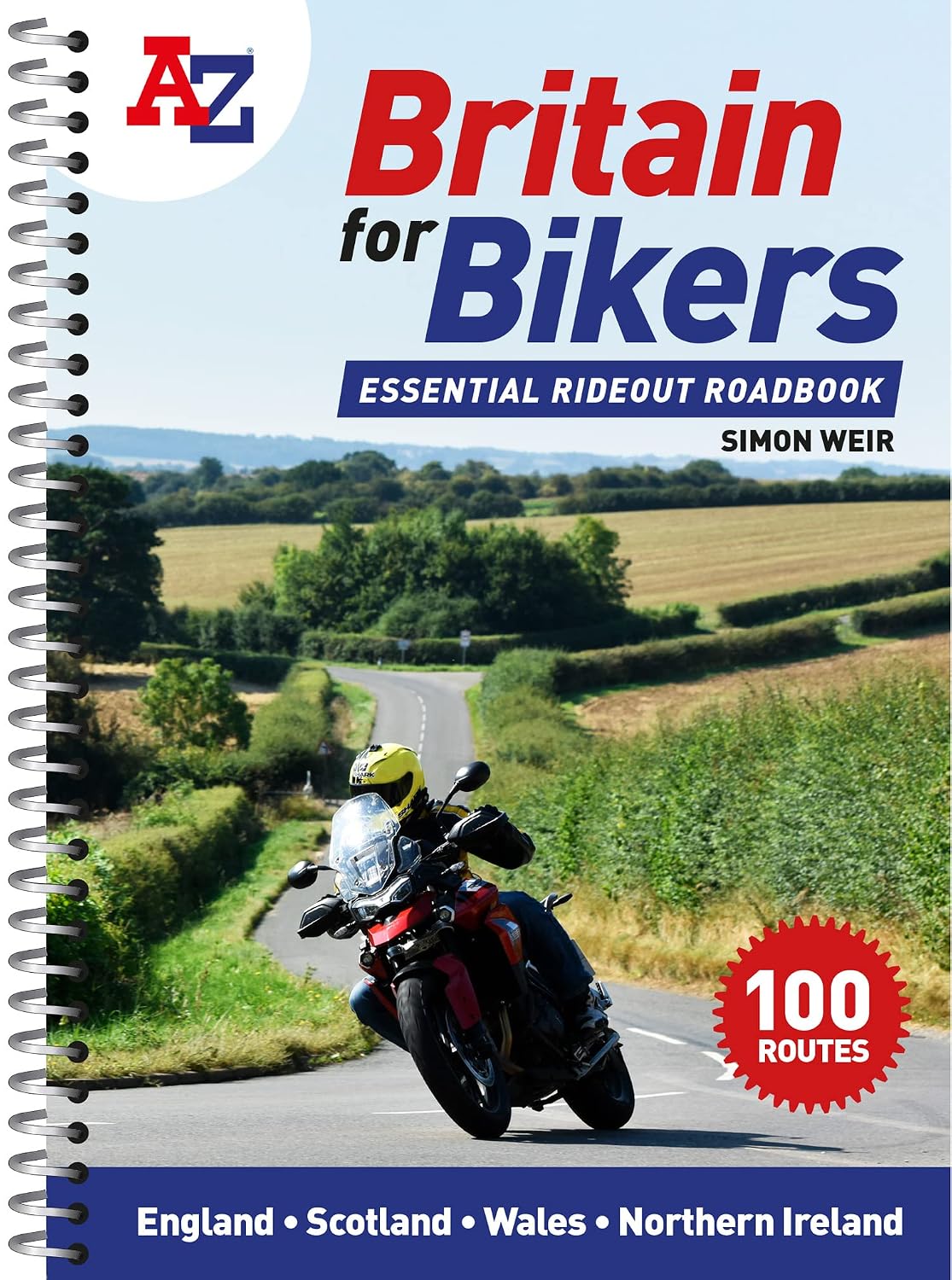A -Z Britain for Bikers: 100 scenic routes around the UK