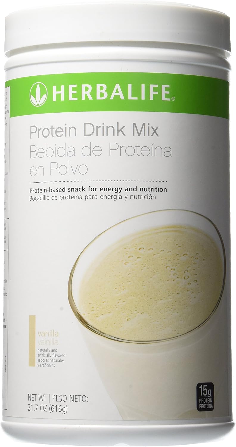Herbalife Protein Drink Mix (Vanilla) 21.7 oz