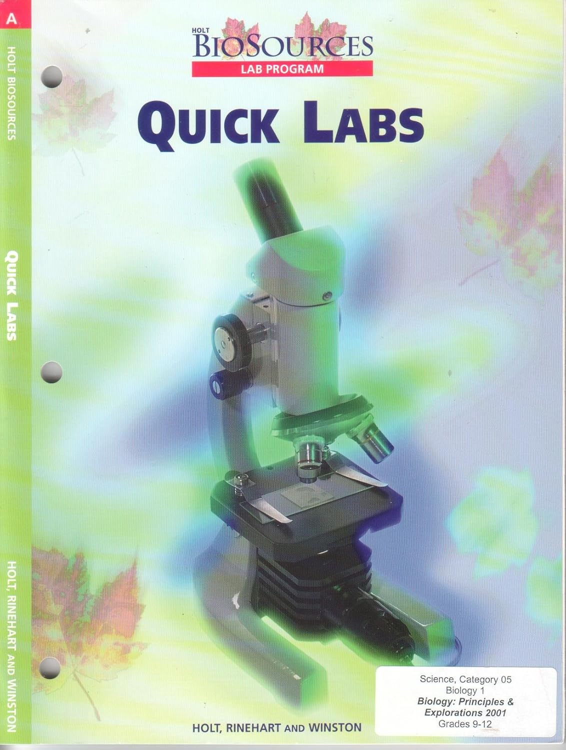 Holt Biosources: Quick Lab
