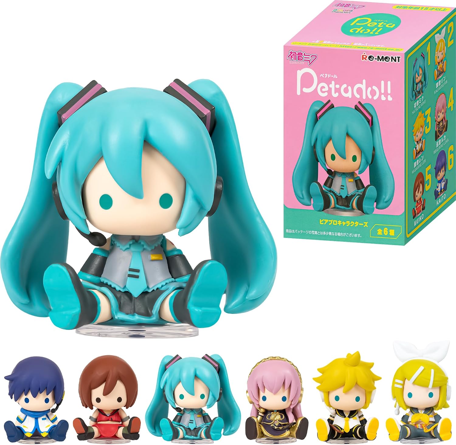 Hamee RE-Ment Blind Box - Hatsune Miku petadoll - Piapro Characters - 1 Pc.