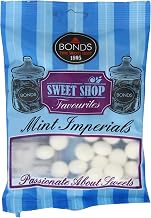 Original Bonds London Mint Imperials Bag Peppermint Flavored Hard Sugar Sweets Imported From The UK England The Best Of British Candy A Classic Sweet Shop Favorite Sweet Mint Imperials