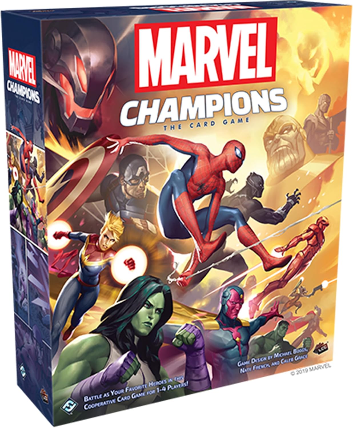 FFG Marvel Champions: The Card Game, Multicolor, 1 Main Game