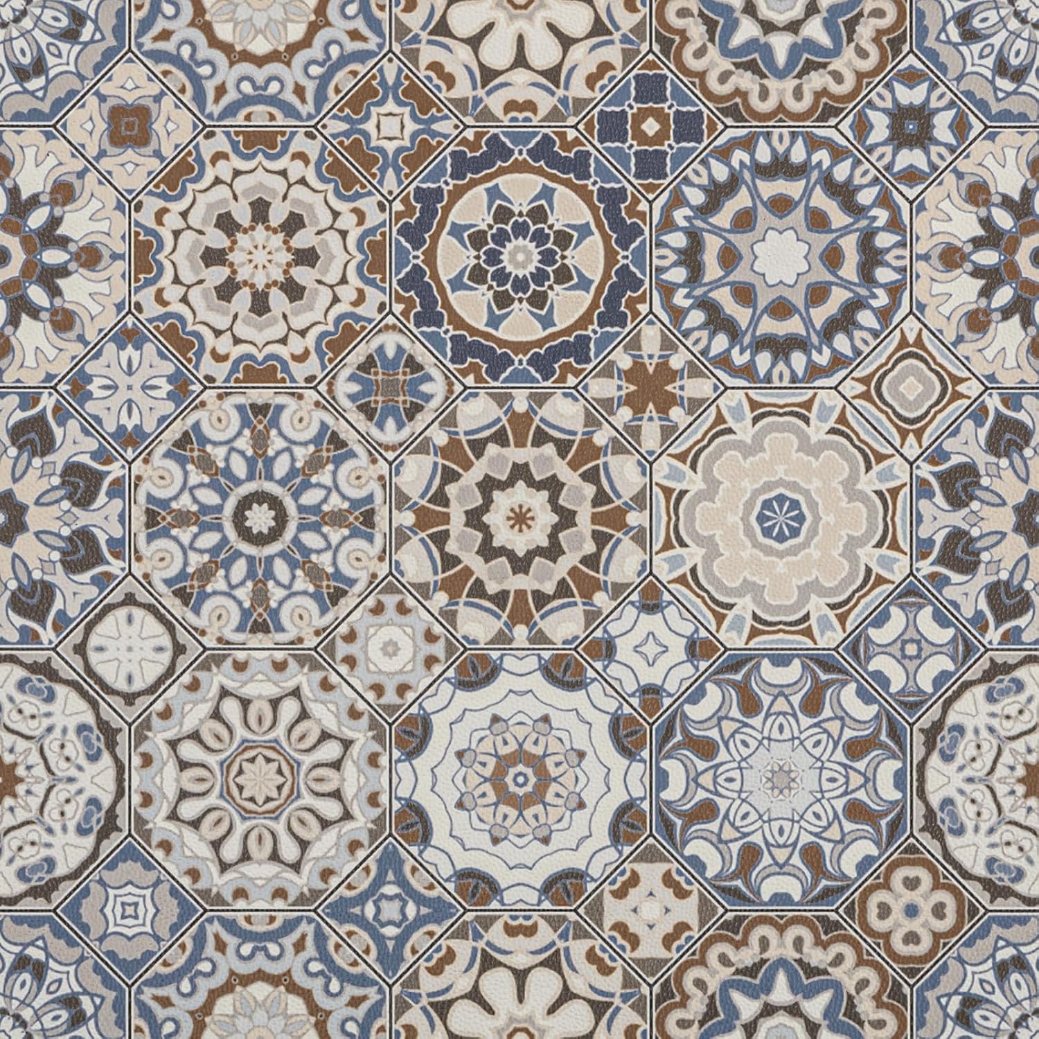 Vinyl Flooring Peel and Stick Floor Tiles Self Adhesive Floor Tile Vintage for Living room Bathroom Corridor 30x30 22pcs(1.98㎡)