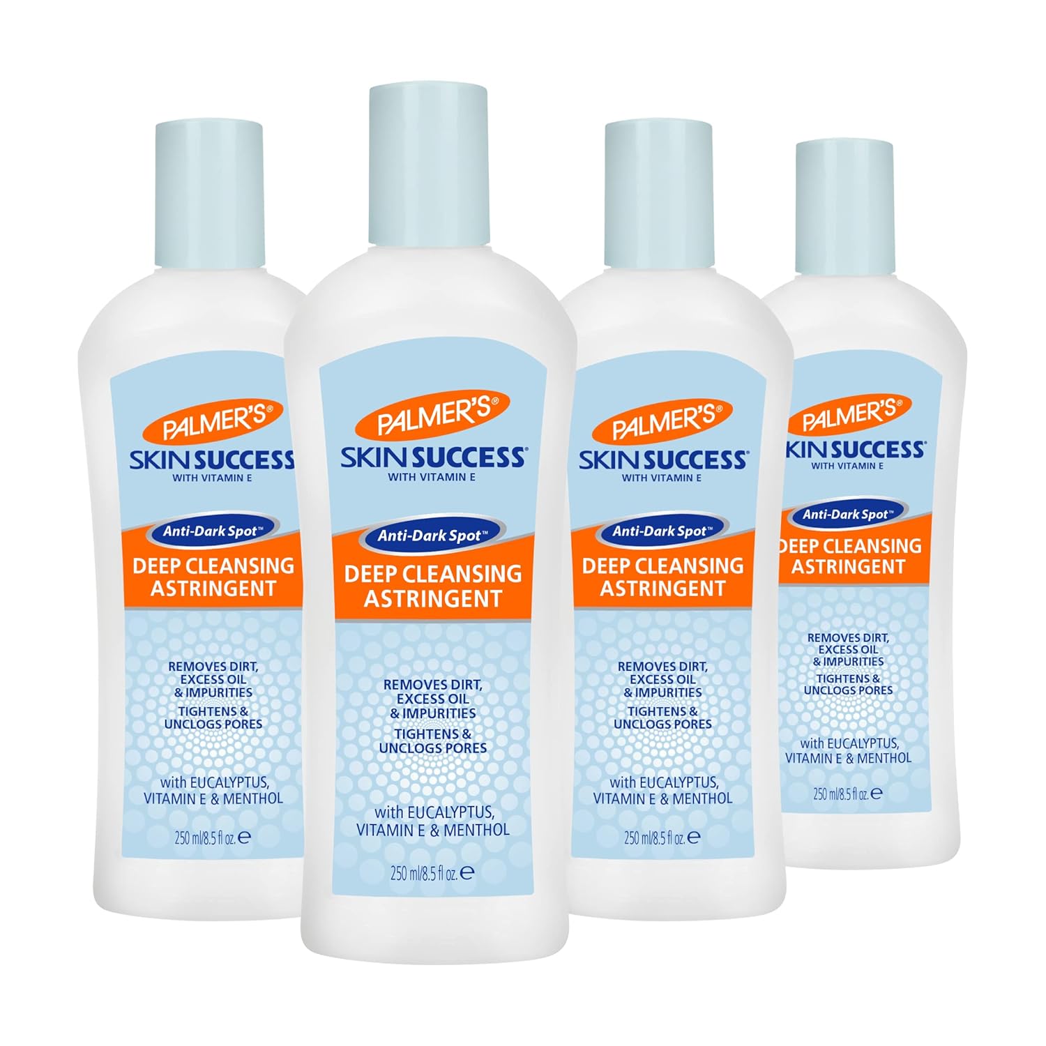 Palmer's Skin Success Deep Cleansing Facial Astringent With Vitamin E, 8.5 Ounce (Pack of 4)