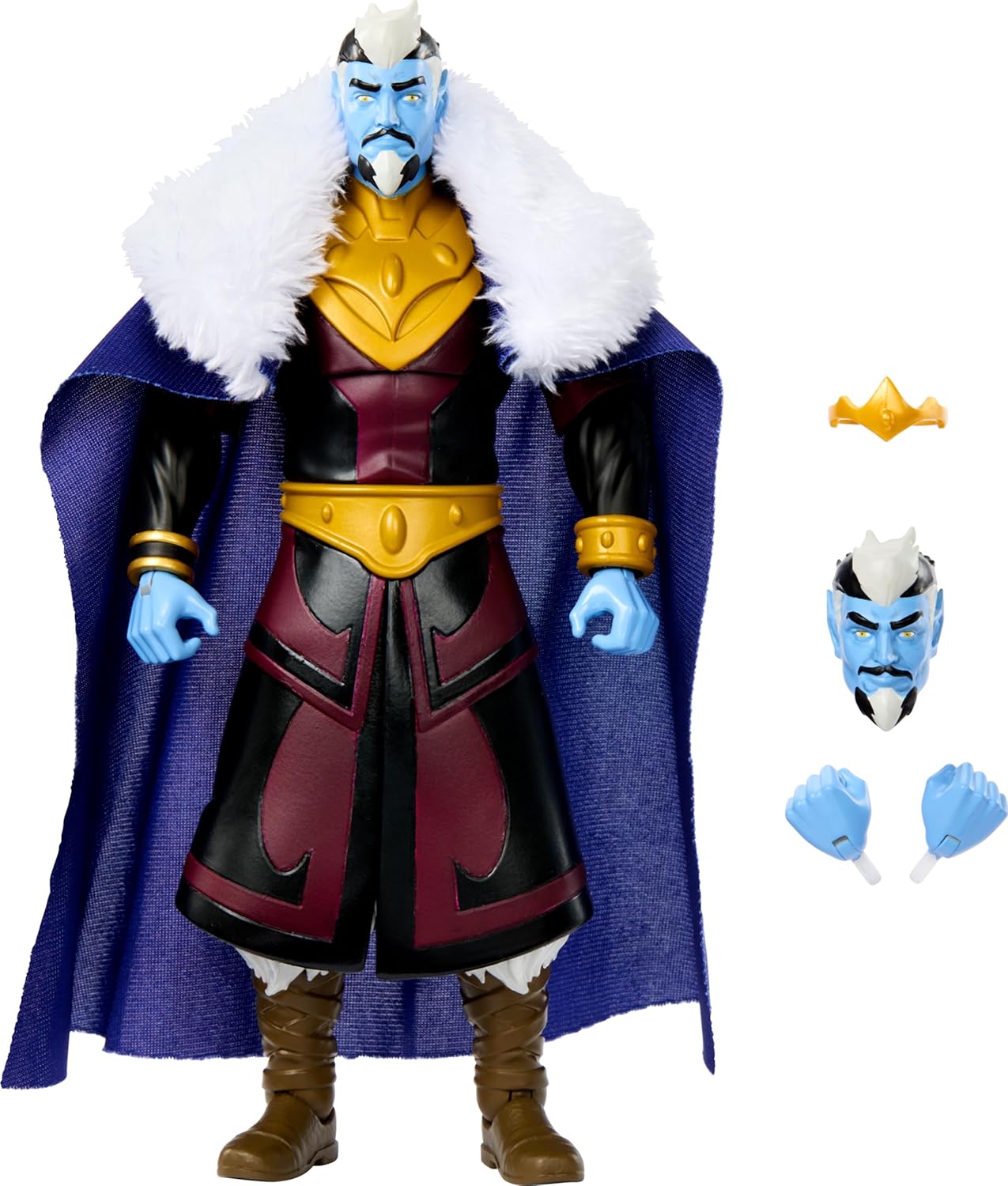 Masters of the Universe: Revolution Masterverse King Keldor Action Figure, Collectible with 30 Articulations & Swappable Head with Hidden Identity Motu Toy