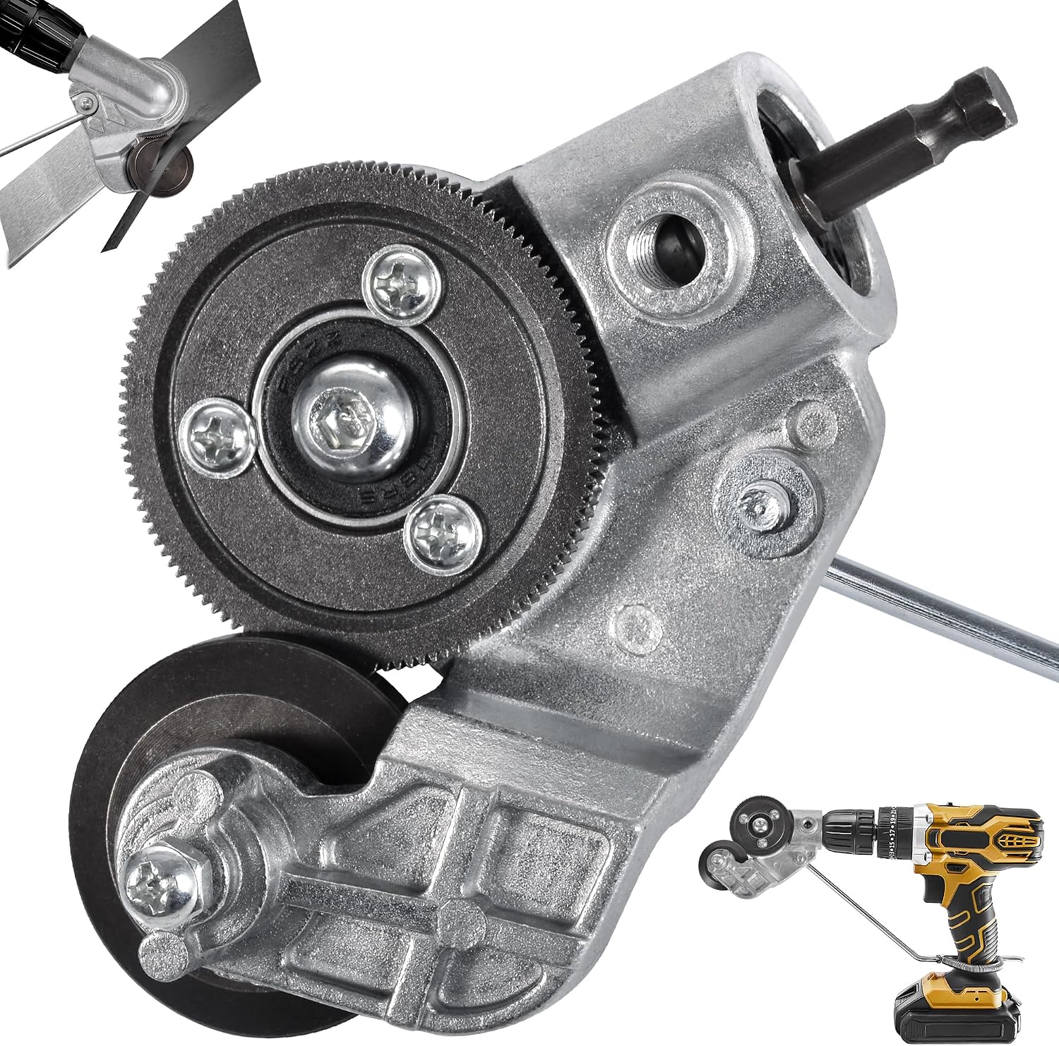 Innovative Electric Drill Plate Cutter - Versatile Metal Shears Attachment for Effortless Cutting of Various Metals - High Precision, High Efficiency, Where Professionalism Meets Innovation