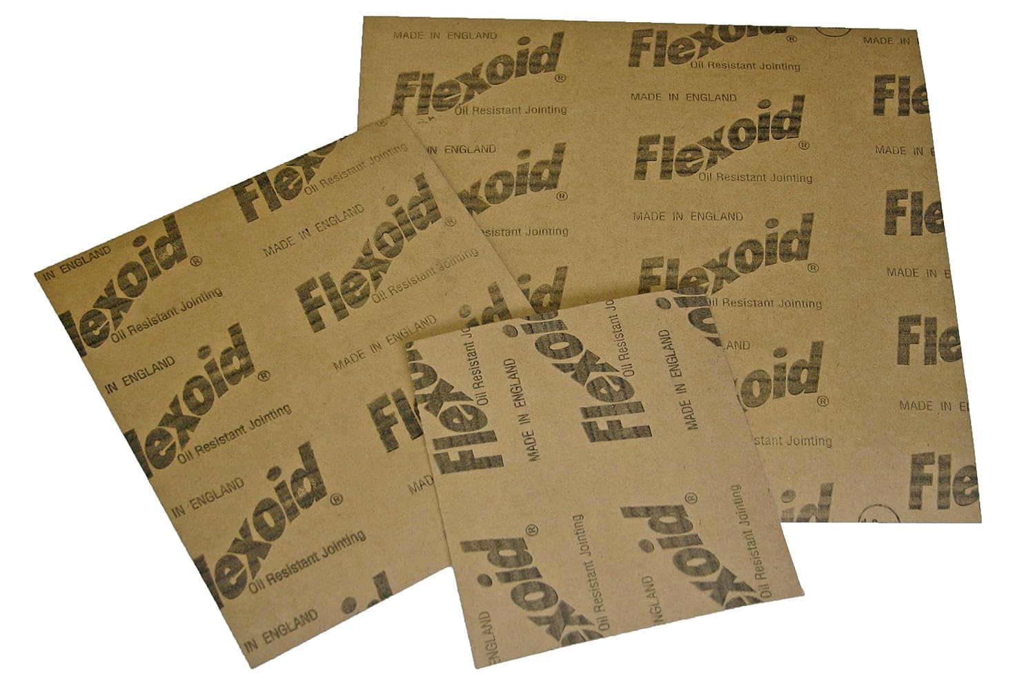 Flexoid Gasket Paper - 3.2mm thick - Oil & Water Resistant - Various Sheet Sizes (500mm x 500mm)