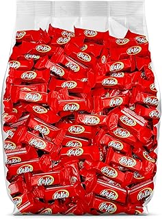 Kit Kat Mini Bars Milk Chocolate Candy Bulk Pack - 75 Individually Wrapped Kit Kats in Bulk - Chocolate Kit Kat Bars - Milk Chocolate KitKat Bulk Candy - 75 Piece Bulk Kit Kat Candy Party Pack