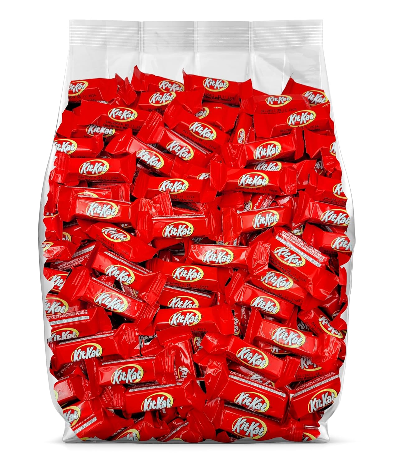 Kit Kat Mini Bars Milk Chocolate Candy Bulk Pack - 75 Individually Wrapped Kit Kats in Bulk - Chocolate Kit Kat Bars - Milk Chocolate KitKat Bulk Candy - 75 Piece Bulk Kit Kat Candy Party Pack