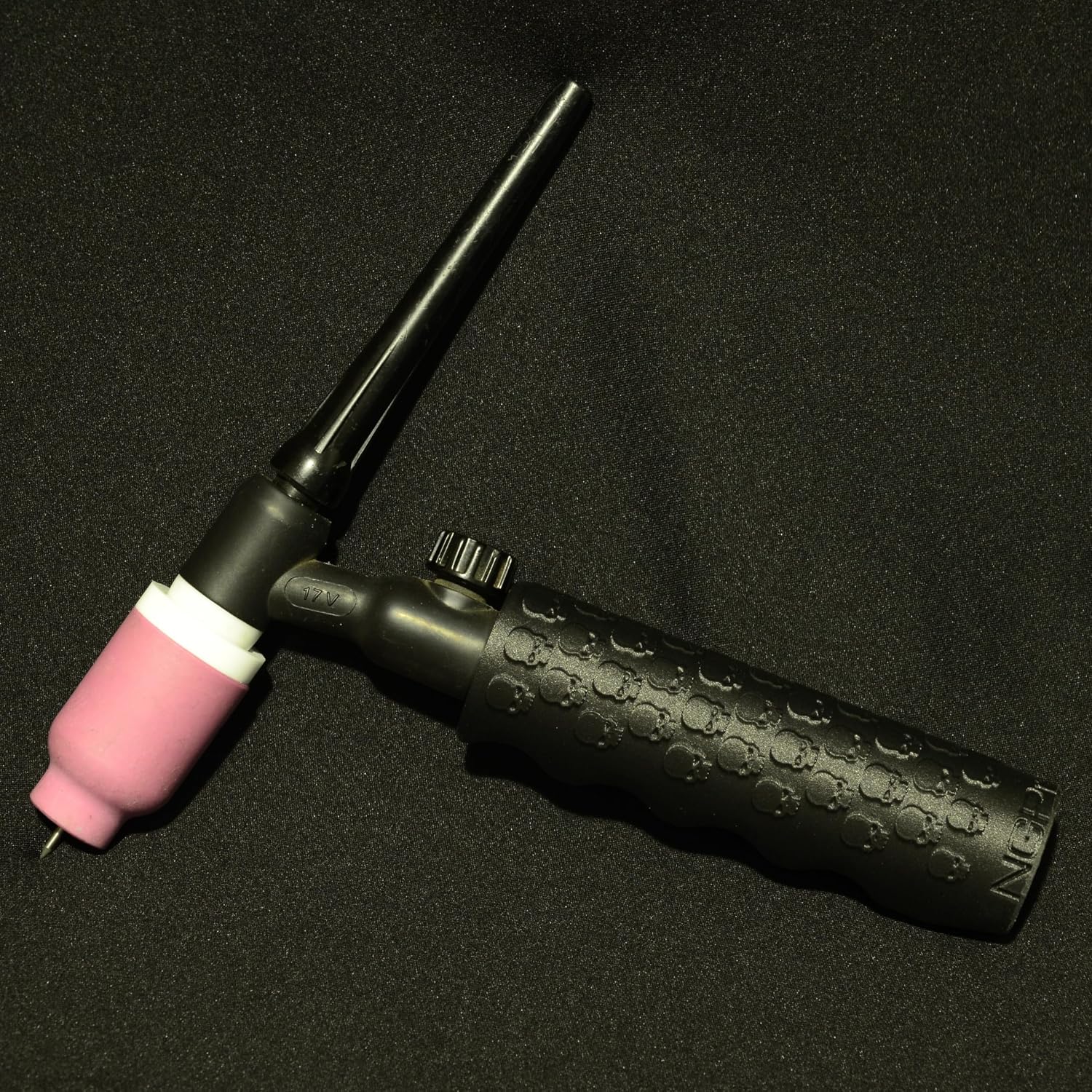 Generic Custom TIG Torch Handle - Skull Grip - for Standard Series 9, 17, & 20 Torch Bodies, GRHX1