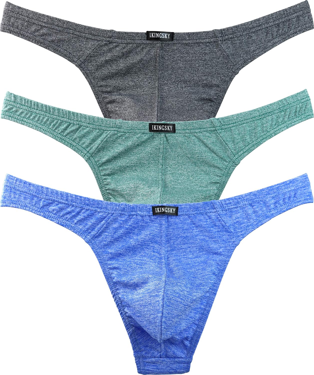 iKingsky Men's Thong Underwear Soft Stretch T-back Mens Underwear