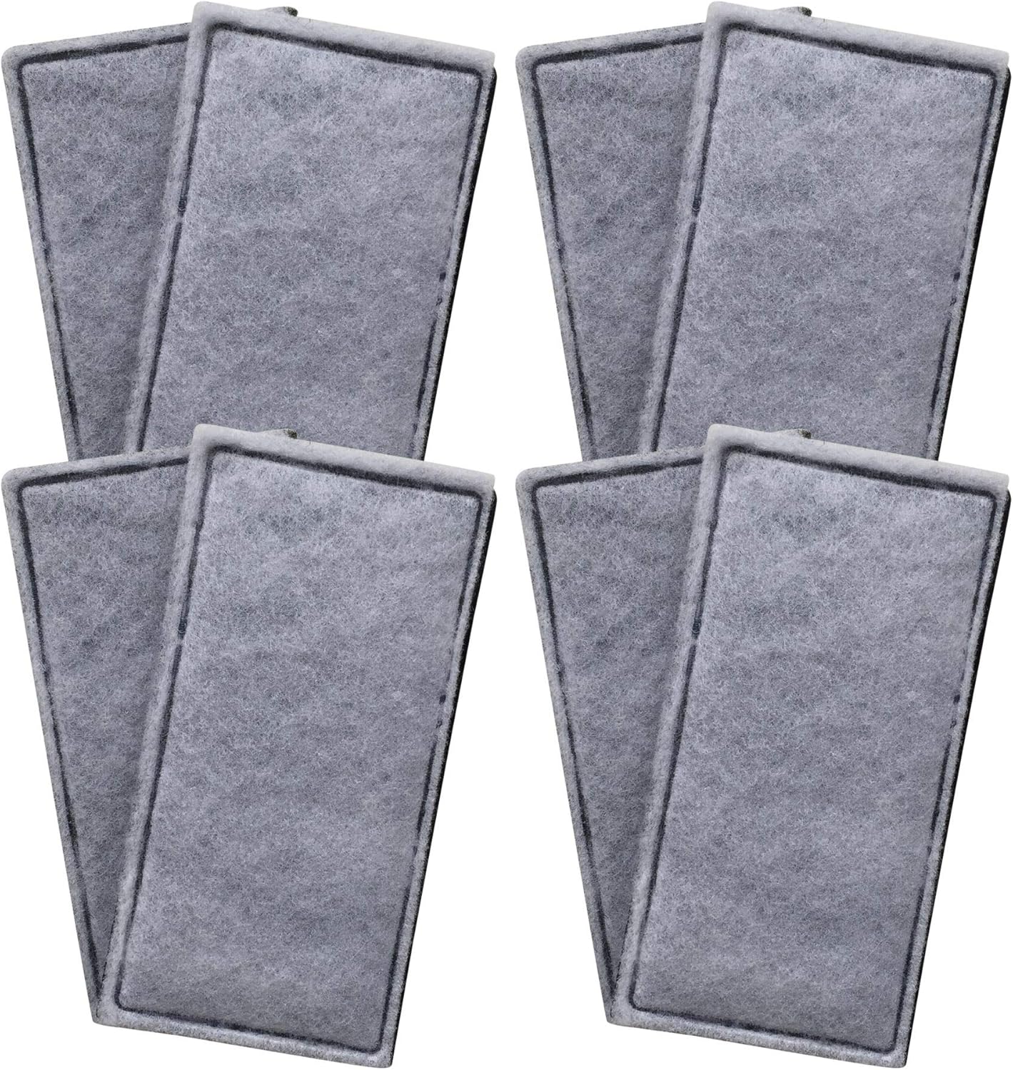 8 x Compatible Carbon Foam Filter Pads to fit Fluval U2 Range of Internal Filters