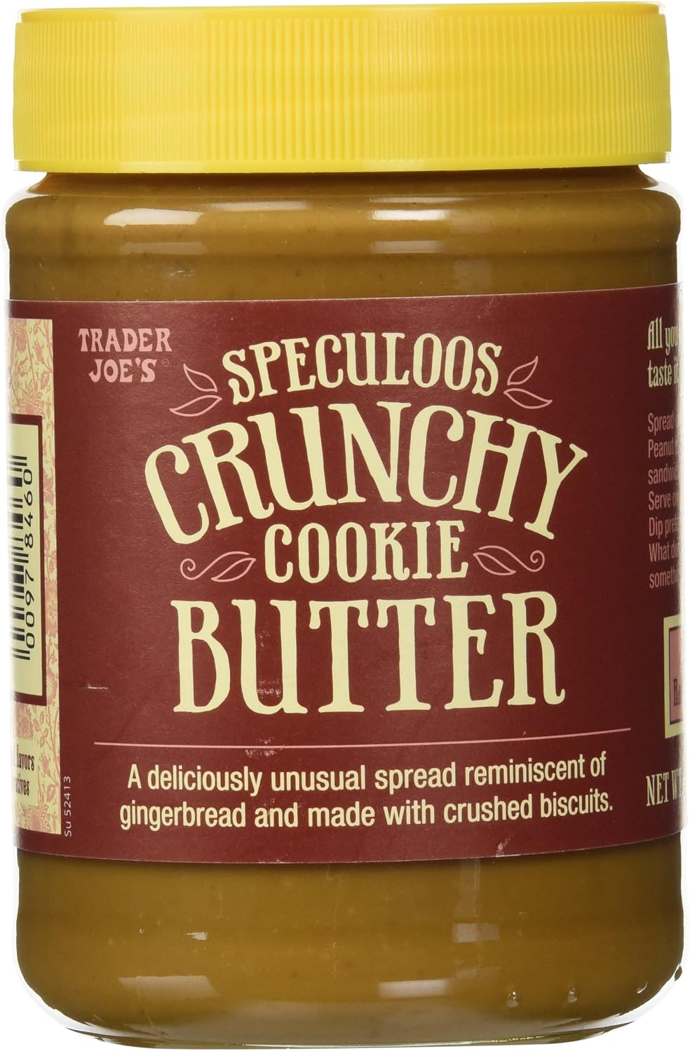 Trader Joe's Speculoos Crunchy Cookie Butter 14.1 Ounces